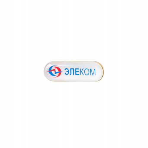 Значок полимерный фигурный
