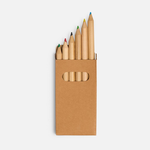 Набор цветных карандашей Pencilvania Mini, крафт